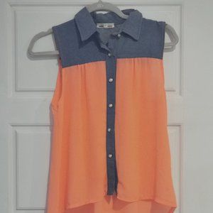 MADE IN ITALY-coral top